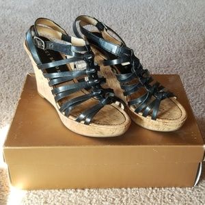 Audrey Brooke Wedge Sandals